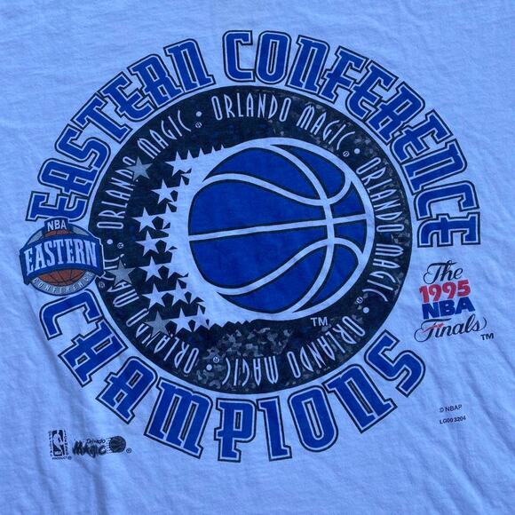Vintage 1995 Magic Eastern Conference Champions T Shirt - Picture 3 of 5